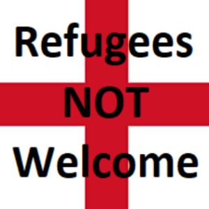 Refugees Not Welcome Flag