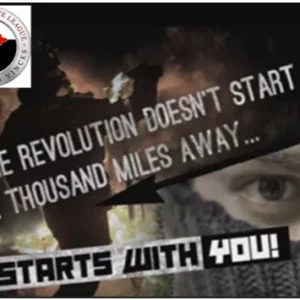 English Defence League White Revolution Flag 5ft by 3ft